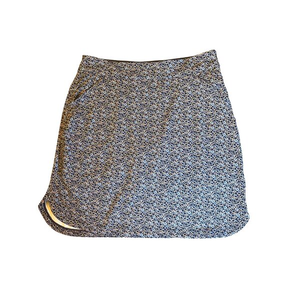 Peter Millar 50 SPF Golf Pickleball Tennis Skort Manic Print Small Blue Athletic - Picture 2 of 9